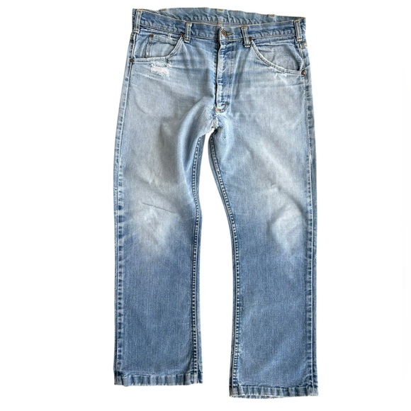 ⚡️ RARE VINTAGE 70s Lee Riders Jeans | W36 Canadian Lightning Zipper 🇨🇦 - Picture 1 of 11